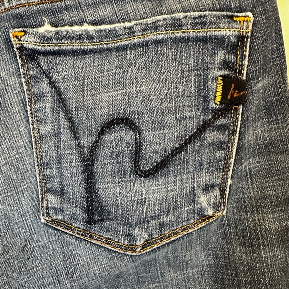 Citizens Of Humanity Low Waist Flare Jeans Size 29 COH Womens Y2K Made in USA - Picture 4 of 16